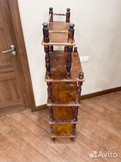Этажерка деревянная СССР 5 ярусов