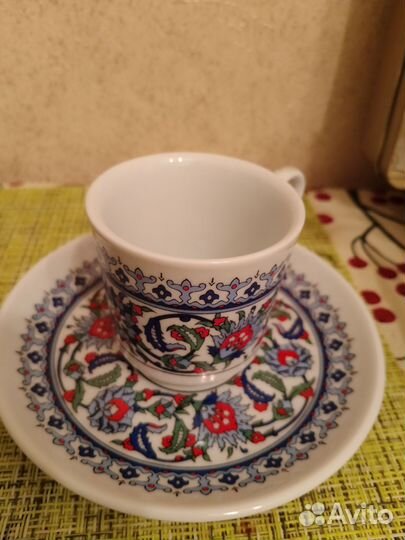 Чашка с блюдцем Турция