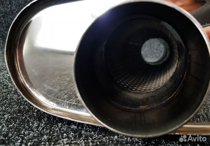 Универсальный глушитель 76мм резонатор