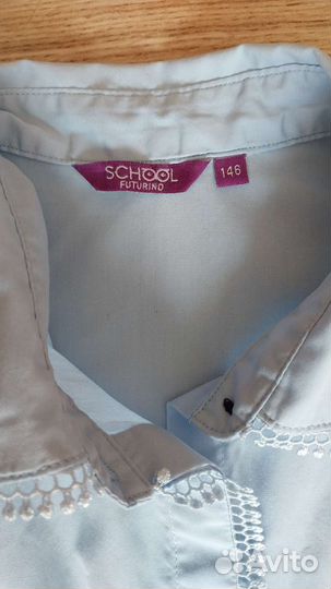 Блузка для девочки школьная