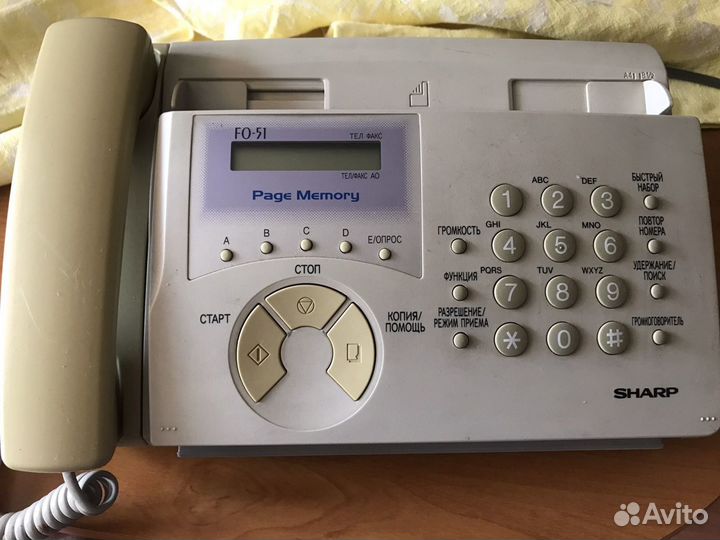 Факс sharp FO-51