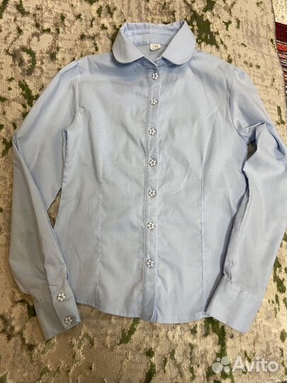 Школьная одежда для девочки синяя 140-146