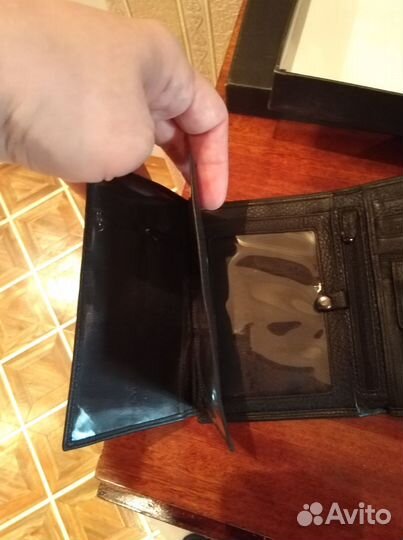 Кошелек мужской кожаный новый