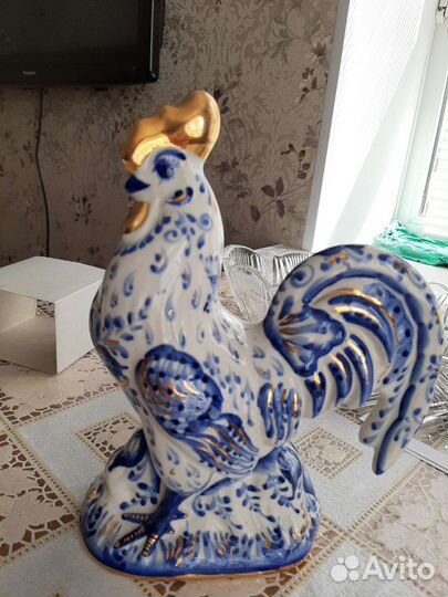 Петух, Гжель, новый