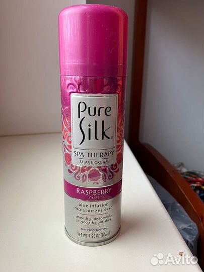 Пена для бритья Pure Silk малиновая дымка