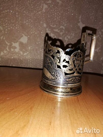 Подстаканник серебряный СССР