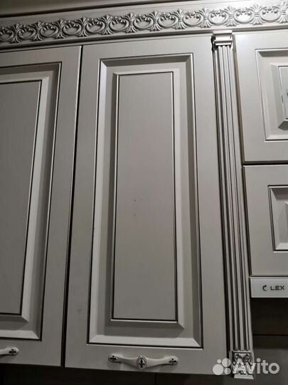 Кухонный гарнитур мдф эмаль с патиной