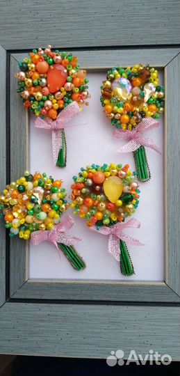 Брошь ручной работы