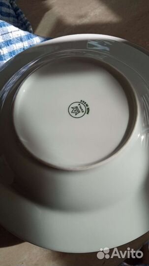 6 суповых тарелок ГДР