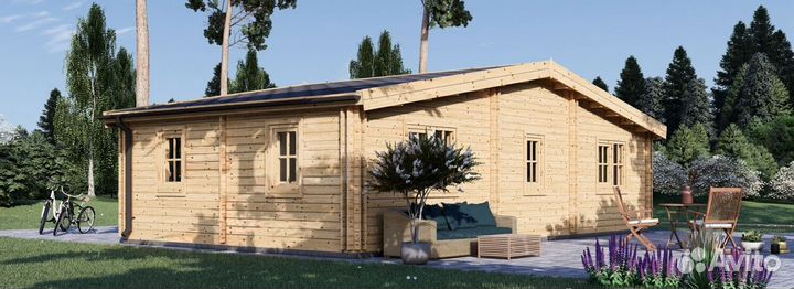 Дом из бруса филипп 44 10,5x6