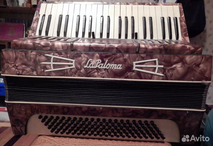 Винтажный аккордеон La Paloma, Германия (обмен)
