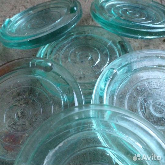 Крыжки стеклянные для банок