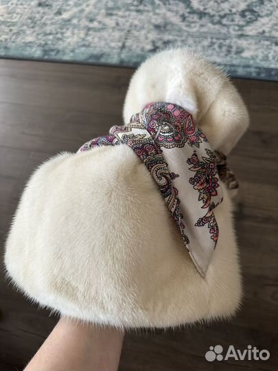 Шапка норковая женская