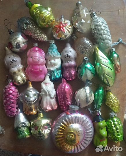 Елочные игрушки СССР одним лотом