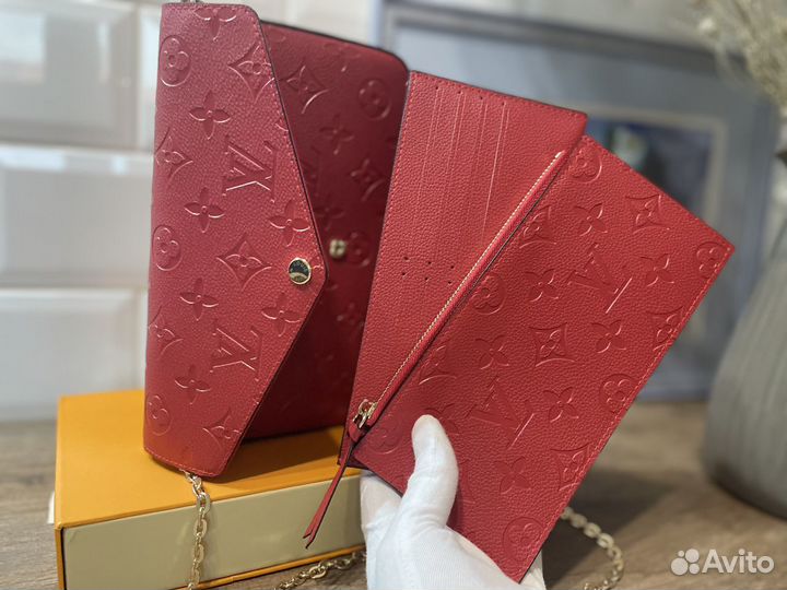 Сумка клатч Louis Vuitton женская 3 в 1