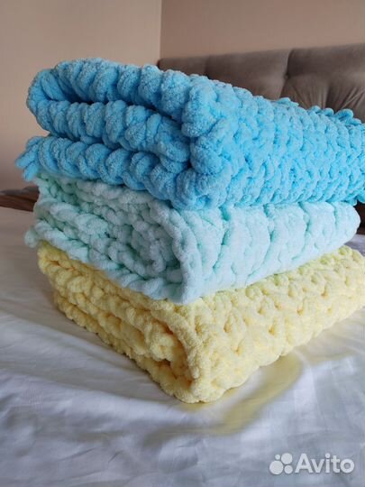 Плед детский плюшевый