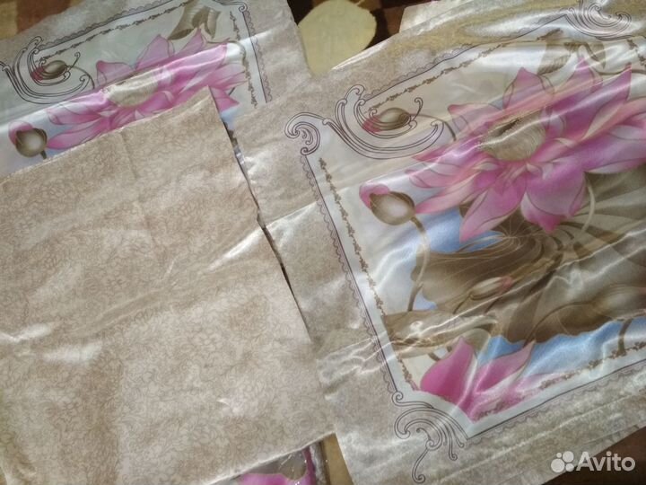 Постельное белье шелк, новое