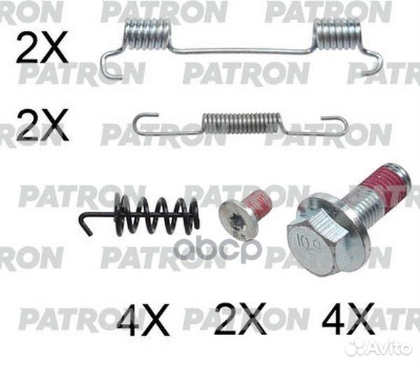 Patron Комплект монтажный тормозных колодок