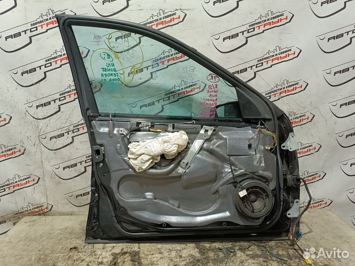 Дверь mercedes-benz C-class S203 W203 A2037200105 передняя левая черный, 197U KA8955