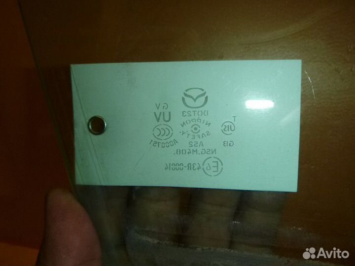 Стекло двери передней правой mazda (GJ) 2013-2016