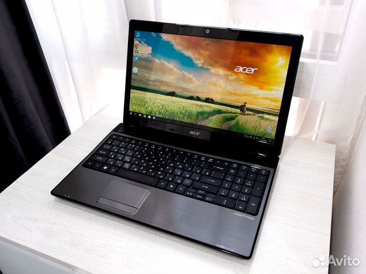 Мощный офисный ноутбук Acer (4 ядерный)