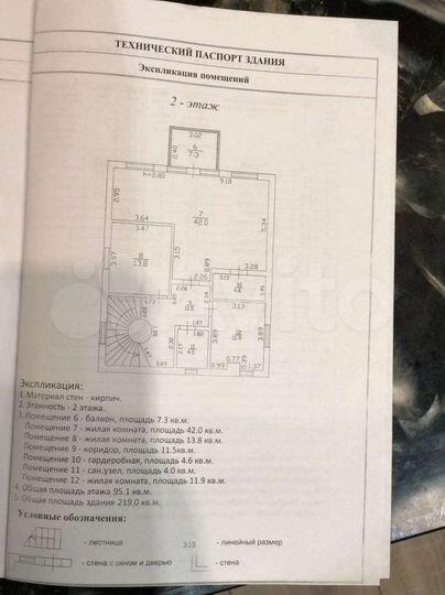 Дом 220 м² на участке 13 сот.