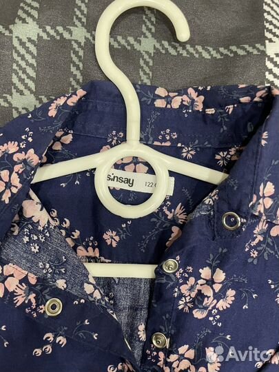 Платье-рубашка для девочки