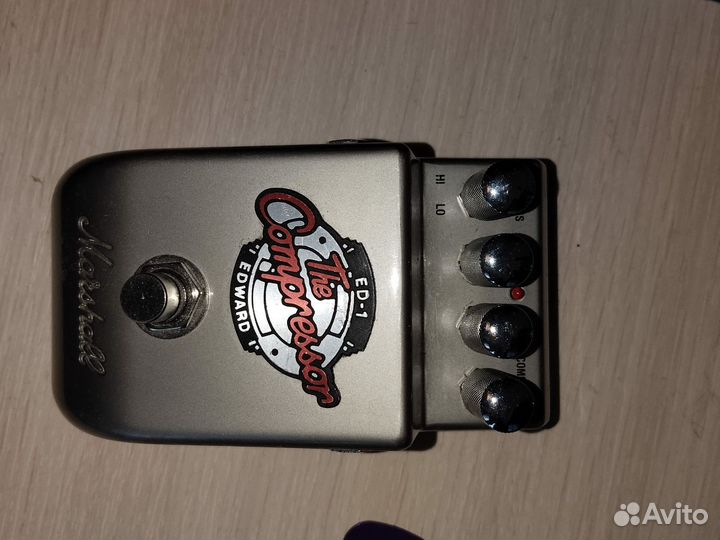 Компрессор для гитары и бас педаль гитарная