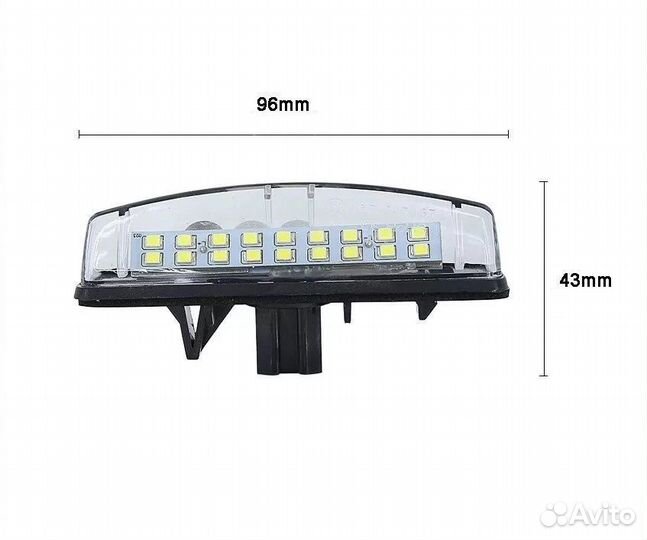 Подсветка номера Toyota Camry Avensis Prius Lexus