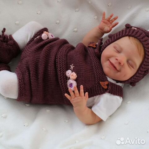 Вязаные комплекты для фотосессии Кукла Реборн