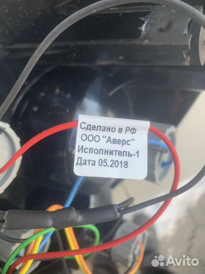 Задние фары priora 2