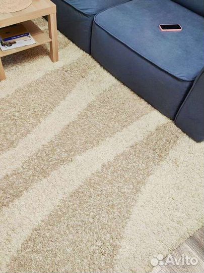 Ковер палас с длинным ворсом шегги