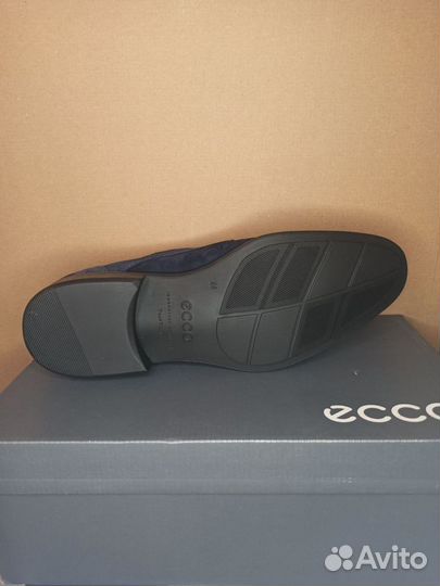 Туфли новые Ecco 44 размер Португалия нат замша