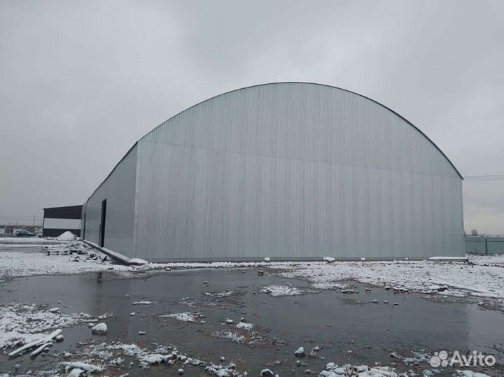 Полный Каркас ангара 20х60м. Тип В