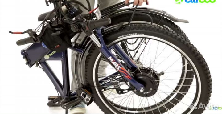 Электровелосипед Эльтреко без цепи, с карданом