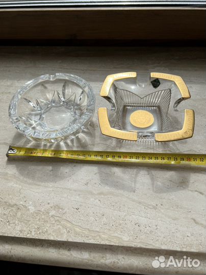 Пепельница Versace ваза хрусталь стекло