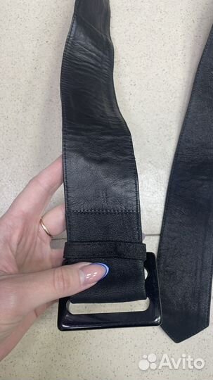 Пояс для шубы и пальто натуральная кожа