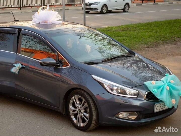 Свадебные украшения на машину комплект