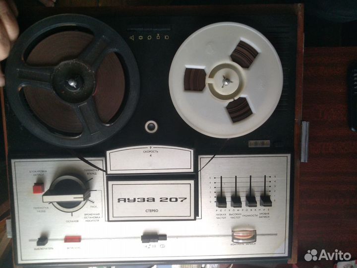 Советский катушечный магнитофон