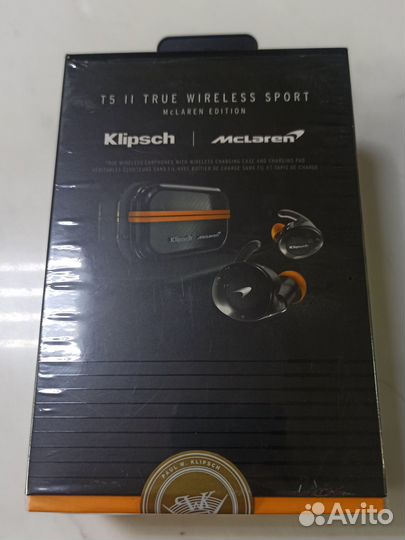 TWS наушники Klipsch T5 II TW Sport McLaren Editio