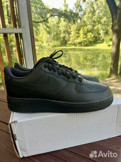 Nike Air Force 1'07 black low Оригинал