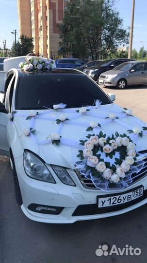 Украшения на автомобиль. Свадьба