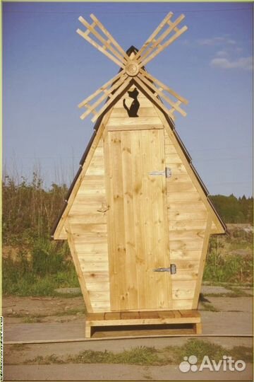 Дачный туалет деревянный вчи 962