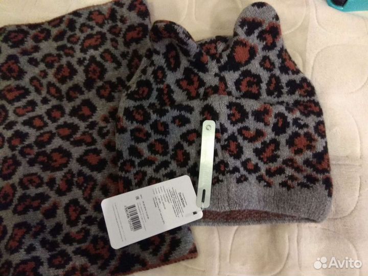 Новые Шапка, снуд шерсть+ангора