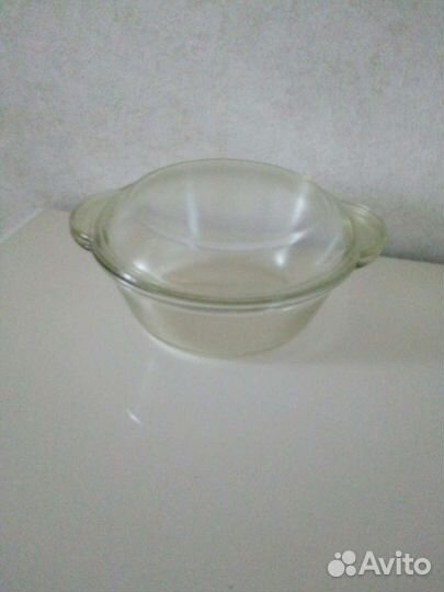 Кастрюлька для запекания, 2,3,4литра, термостекло
