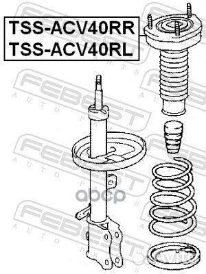 TSS-ACV40RR Опора амортизатора toyota camry 06-11