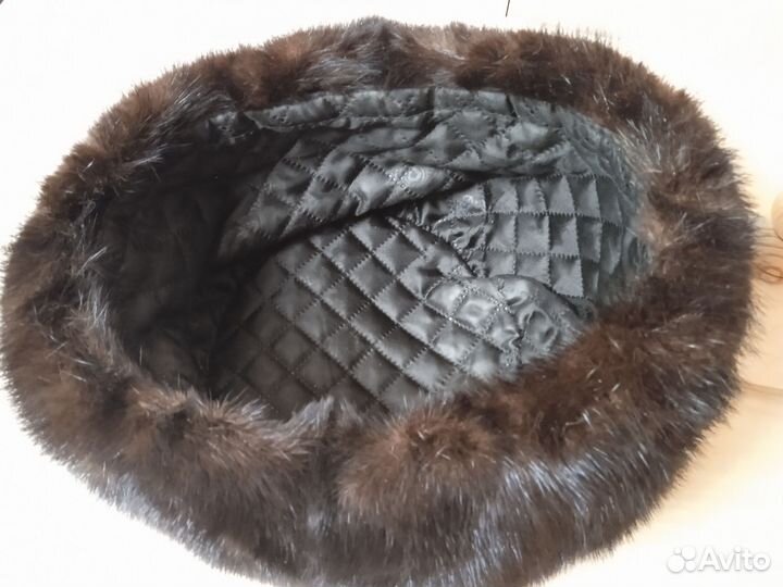 Норковая шапка мужская