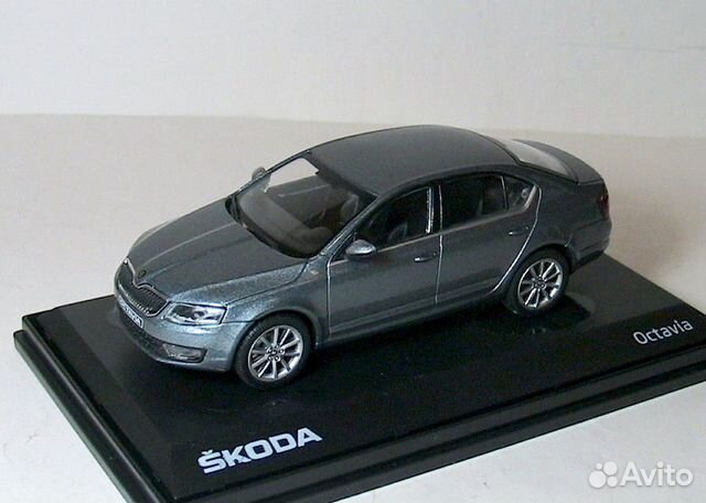 1/43 Skoda Octavia A7 Abrex Октавия 2013 сер +вар
