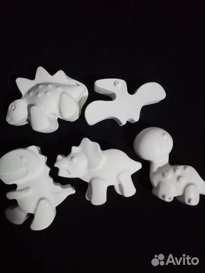 Фигурки 2D для раскрашивания- динозаврики, филин