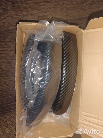 Черные накладки на дверную ручку Ford Focus 2 2006